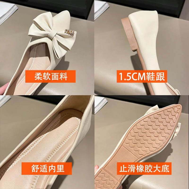 Женские туфли-балетки ручной работы из мягкой кожи с металлическими пуговицами