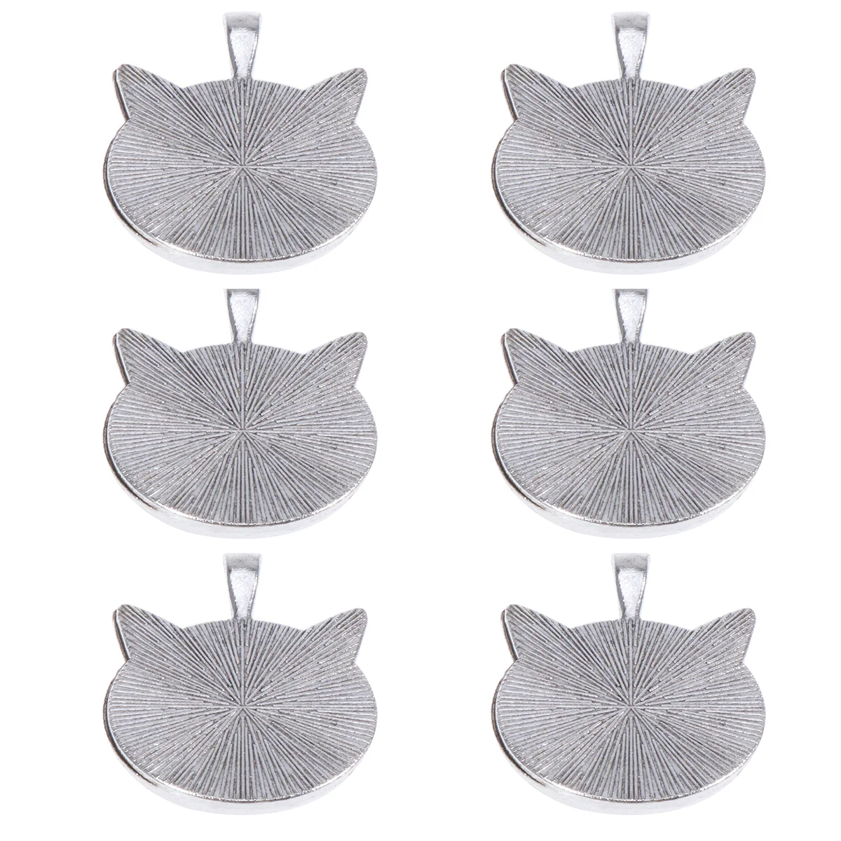 

Photo Setting Tray Pendant Frame Glass Cabochons Accessory for Crafting Making Charms Pendant Base