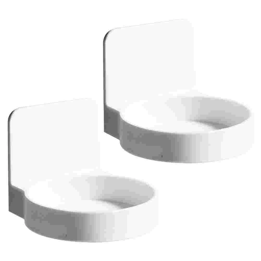 

2Pcs Holder For Bathroom Brush Holder Bathroom Storage Toilet Supply Wall Storage Container for Bathroom Wall Restroom