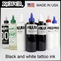kewer 240ml original professional permanent tattoo ink black white tattoos pigments makeup body art painting tattoo supplies