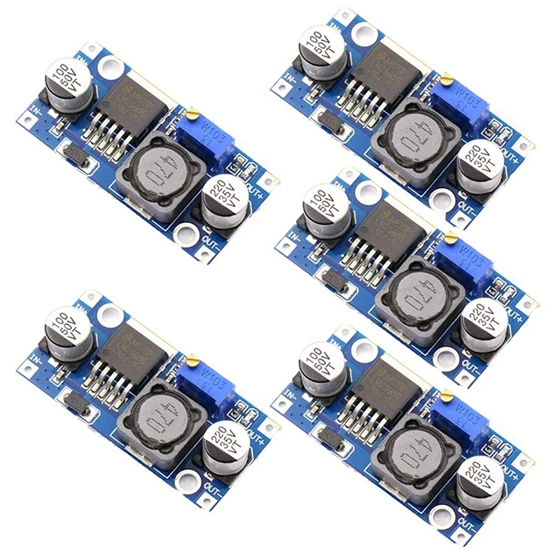 

Hot HG-5 PCS DC-DC Buck Converter Step Down Module LM2596S Power Supply Output 1.25V-35V