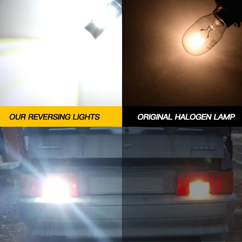2x P21W 1156 BA15S LED-лампы заднего хода для Seat Ibiza MK II 6K1III 6K1MK III 6L1Leon 1M1Altea 5P1XL 5P5 5P87V8 7V9Arona KJ7 (art.: 3920dbb00c445) - 3920dbb00c445
