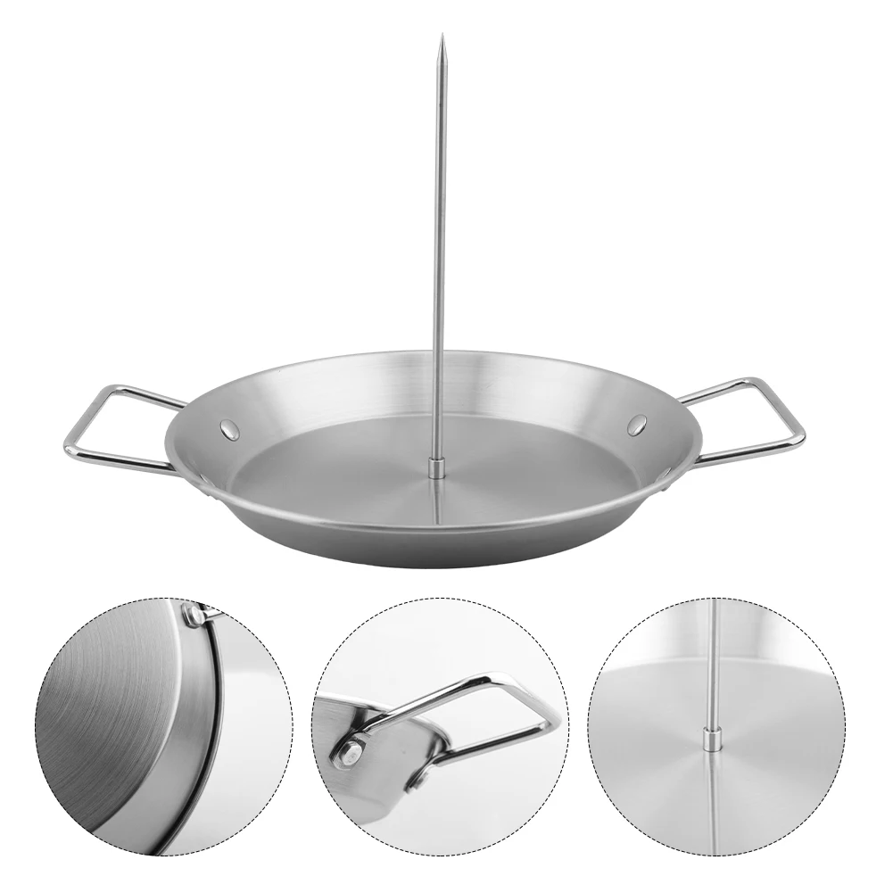 Kitchen Camping Kebabs Detachable Steak Vertical Rack Roasting Grill Sausage BBQ Skewer Stand Stainless Steel For Chicken Meat