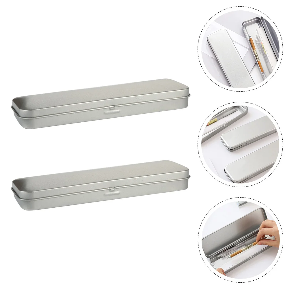 

2Pcs Portable Cases Multifunctional Organizers Household Pen Organizers Stationery