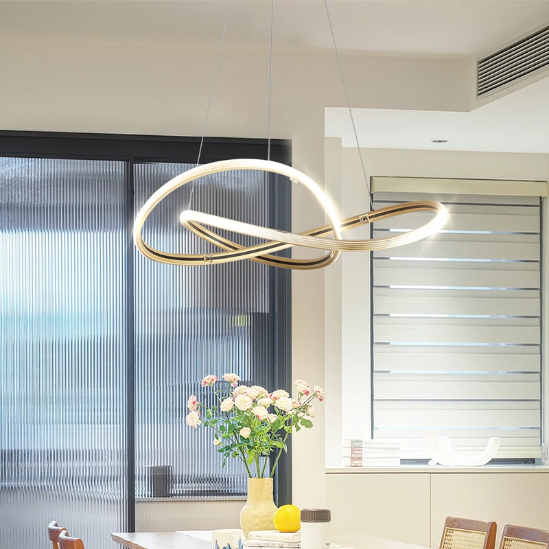 

Nordic Style Restaurant Pendant Lights Modern Minimalist Creative Personality Ins Chandelier Dining Table Led Bedroom Study Lamp