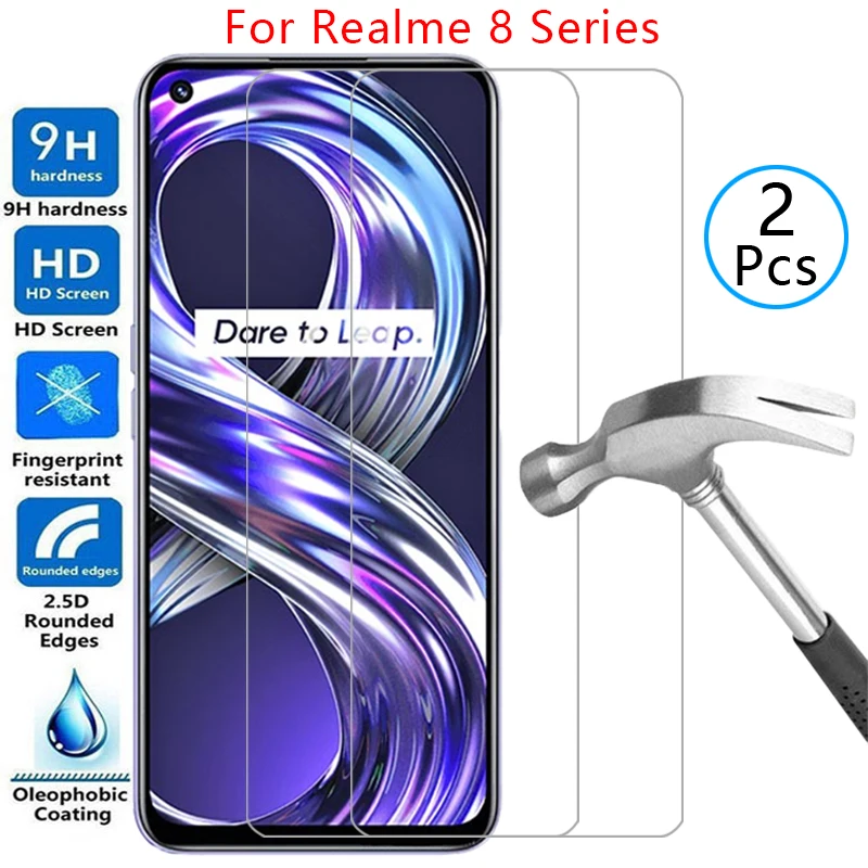 Чехол для телефона realme 8 pro 8i s закаленное стекло на realme8 4g 5g 8pro i i8 s8 задняя крышка 360