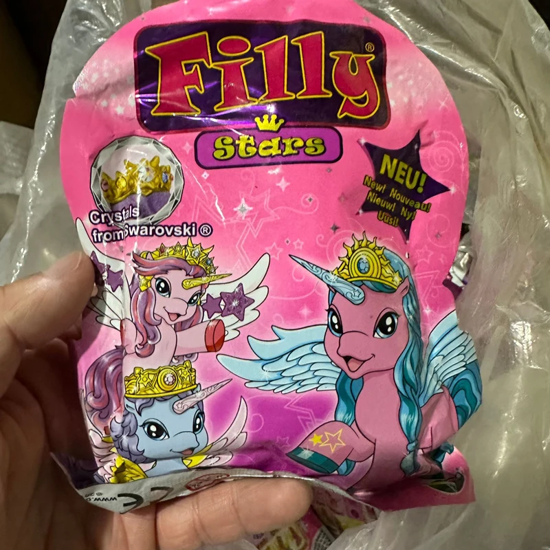

1-2Pcs Original Blind Bag Surprise Pet Crystal Star Filly Princess Mermaid Unicorn Pony Collectible Animal Toy Gift for Kid Girl