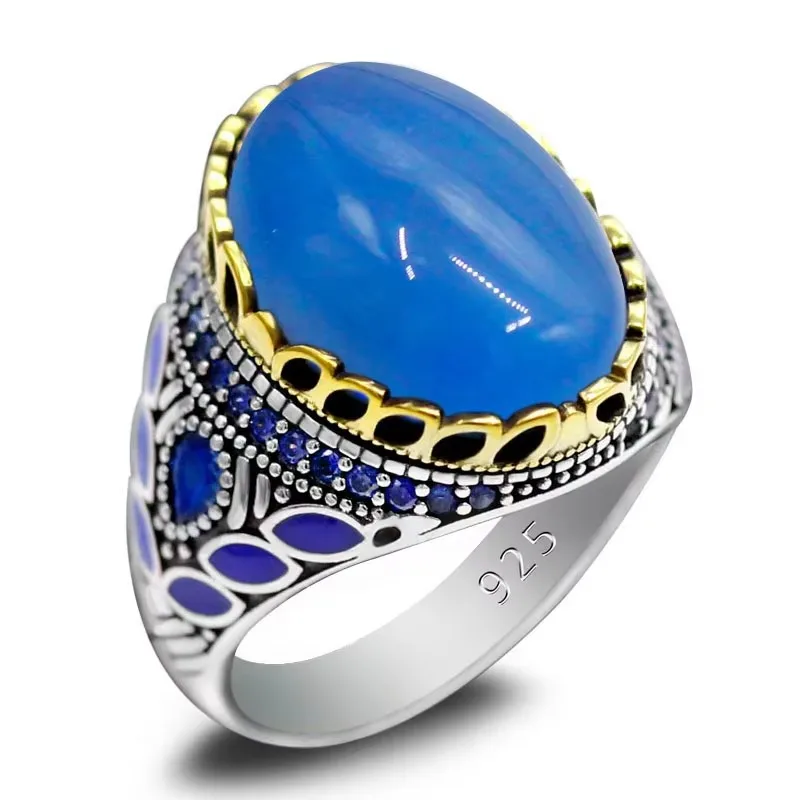 Кольцо из стерлингового серебра S925 ювелирные изделия ручной работы праздничный