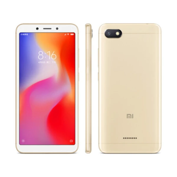 xiaomi redmi 6 original refurbished smartphone 4gb ram 64gb rom 12mp android cellphone global rom version mobile phone free global shipping