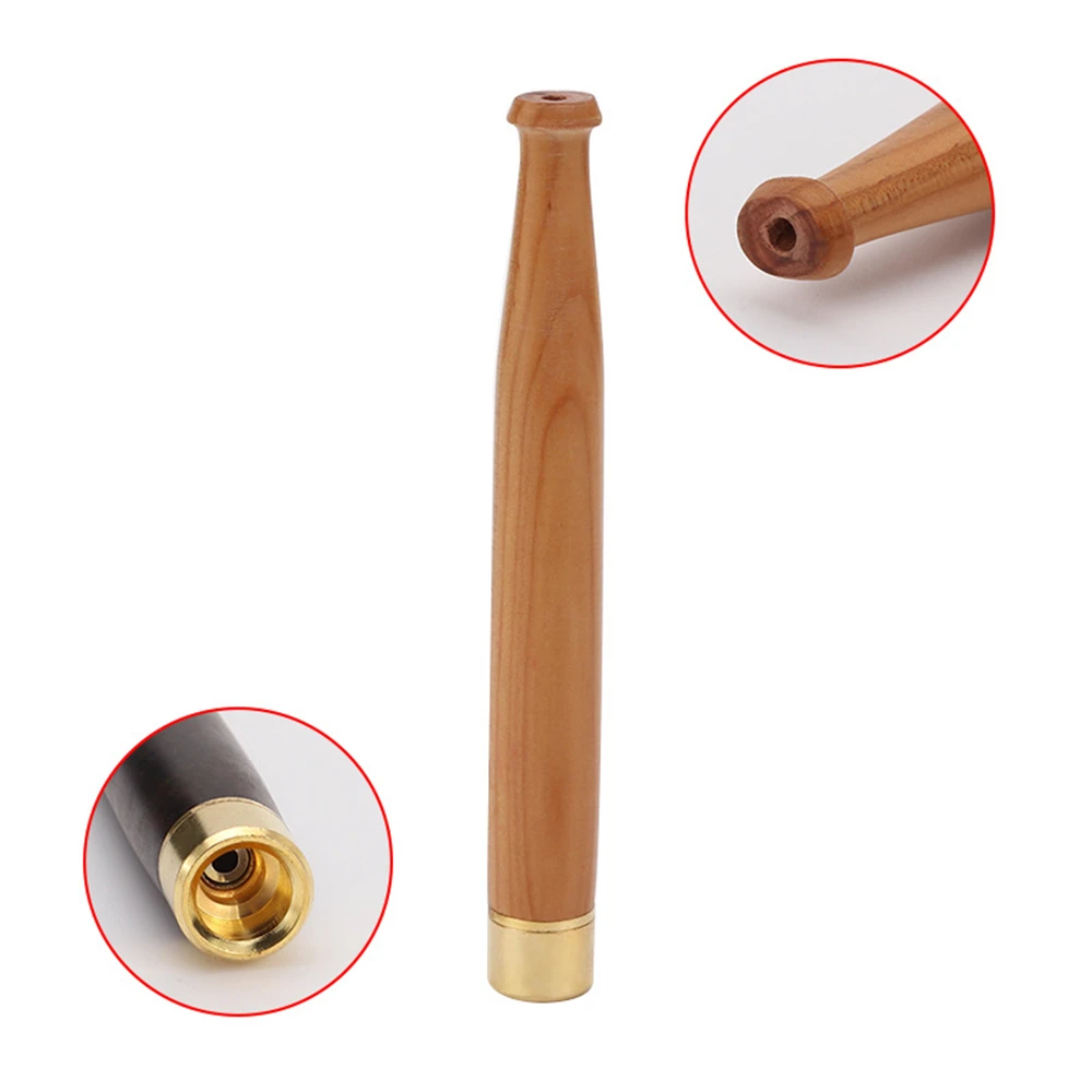 Длинный держатель для сигарет фильтр деревянная дымовая трубка 5 мм фотофильтр
