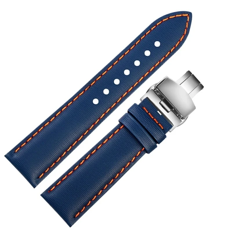 Для TAG Heuer мужской гоночный F1 дайвинг Kalela из углеродного волокна тканый нейлоновый холст кожаный нижний ремешок для часов 20 мм 22 мм 24 мм браслет (art.: 3920cd536af88) - 3920cd536af88