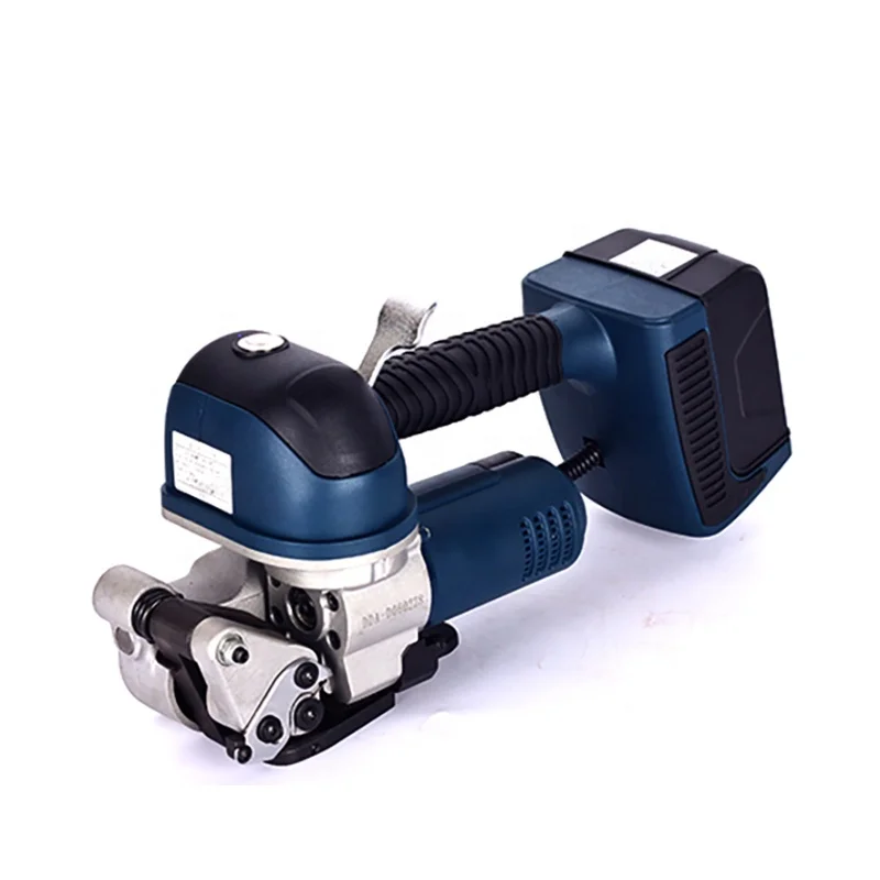 

Hand - held electric baler PE/PP plastic steel belt portable charging baling press PET strap strapping machine