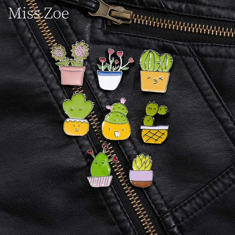 

Cactus Platymiscium Enamel Pins Custom Plant Kingdom Brooches Badges Jewelry Lapel Backpack Hat Gifts For Kids Friends Wholesale