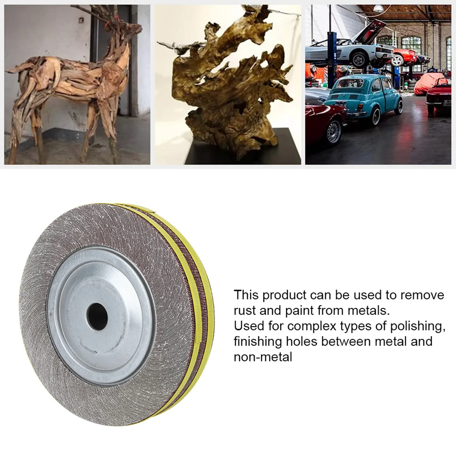 Шлифовальный круг Полировка из нержавеющей стали Трубка Тысяча крыльчатка