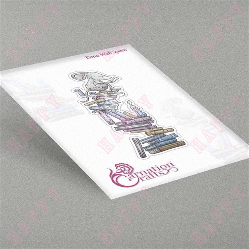 

Metal Cutting Dies Time Well Spent Die Set DIY Scrapbooking Envelope Diary Album Paper Cards Decorative Craft Embossing Template