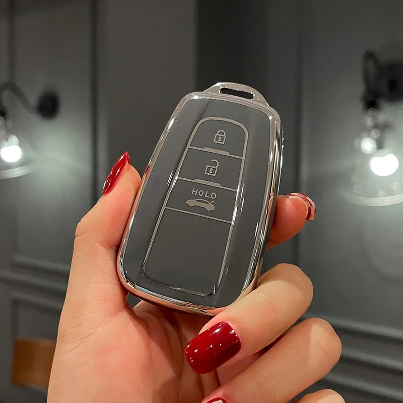 

Чехол для автомобильного ключа Toyota Prado Land Cruiser Highlander VENZA CROWN HARRIER RAV4 CH-R Hilux Camry ALLION COROLLA Prius Altis