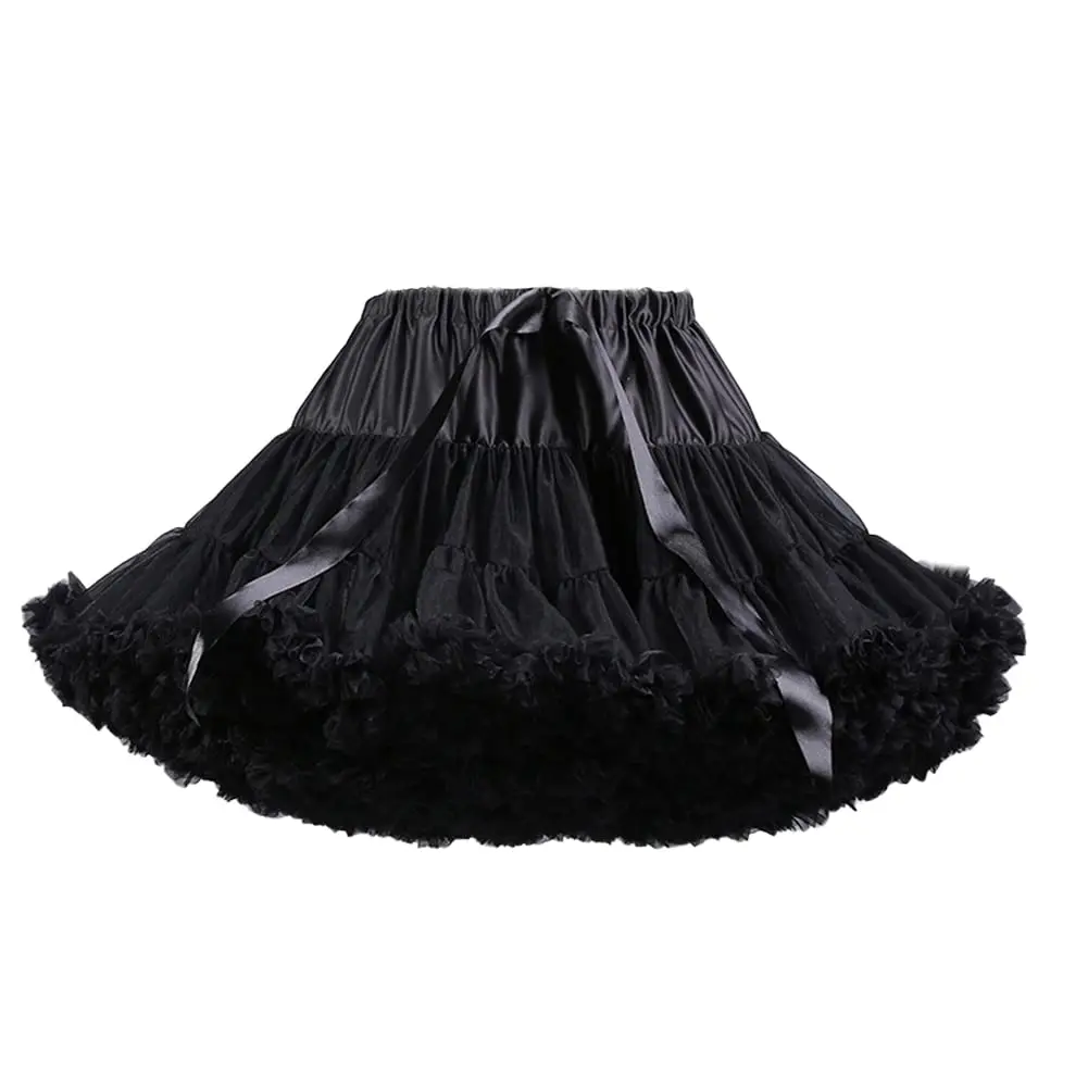 

Bridal Puffy Tutu Skirt Short Tulle Petticoat Ballet Dance Underskirts 2023