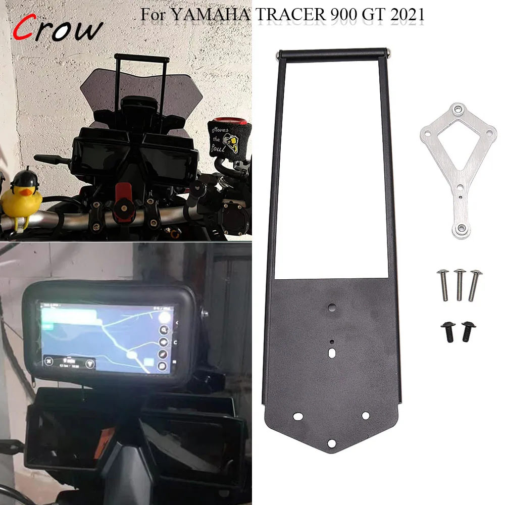 

For YAMAHA TRACER 900 TRACER 9 GT 2021 NEW Motorcycle Windshield Stand Holder Phone Mobile Phone GPS Navigation Plate Bracket