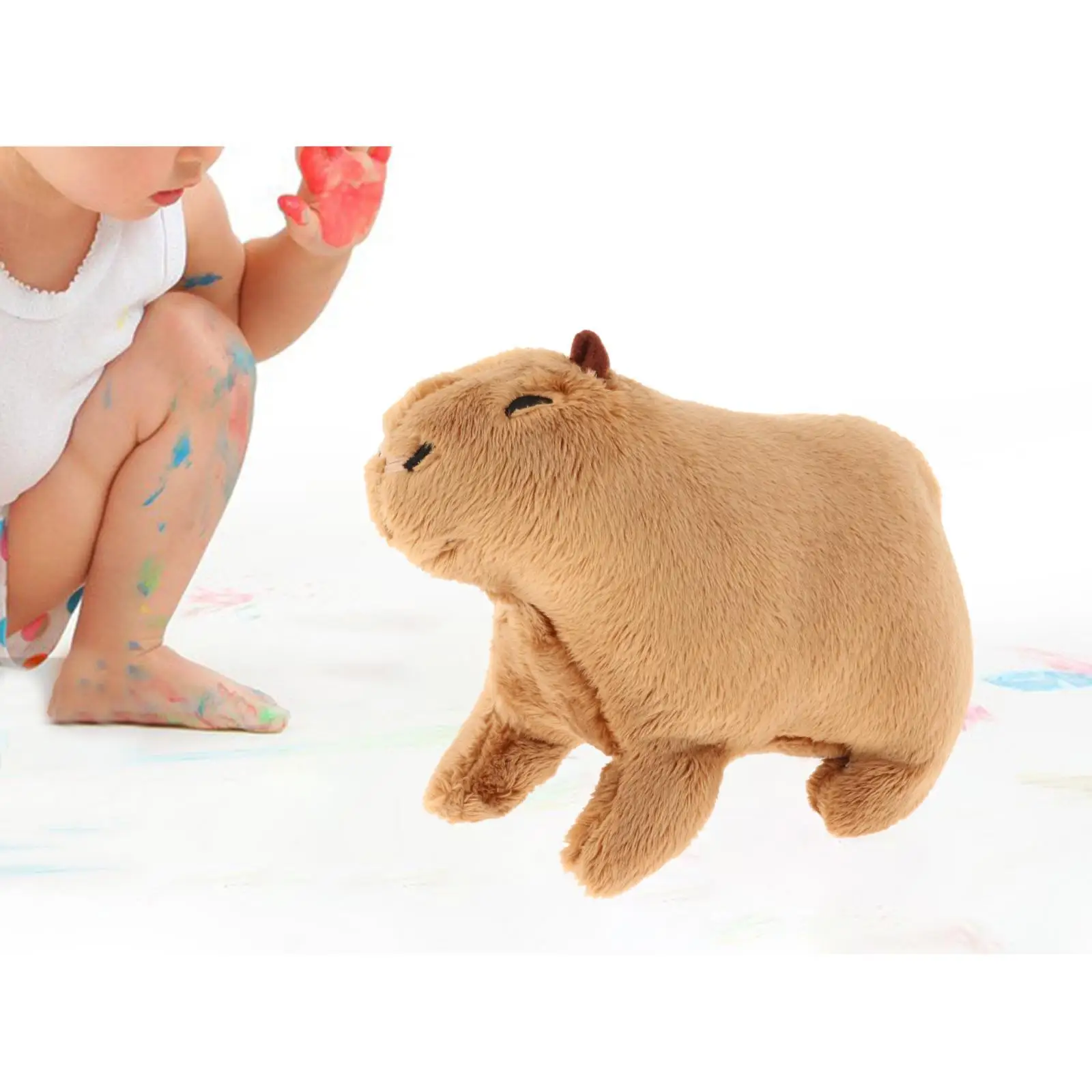

Capybara Toys Wildlife Cute Water Pig Toys Plushie Dolls for Gifts Birthday