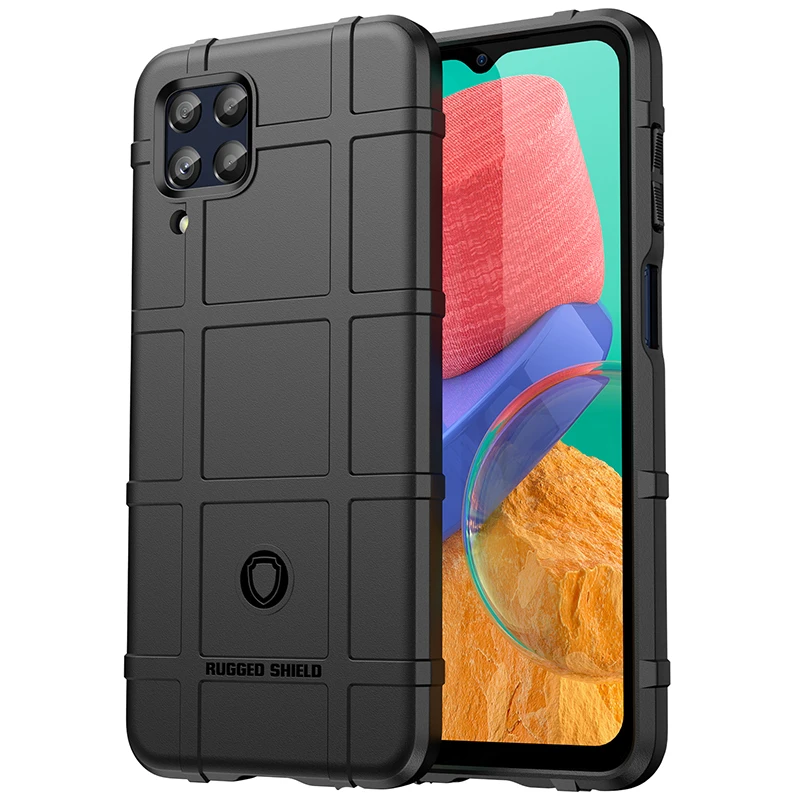 

For Samsung Galaxy M33 Armor Heavy Duty Shield Case Soft Back Cover for galaxy m33 nacho Shockproof Silicone Phone Cases