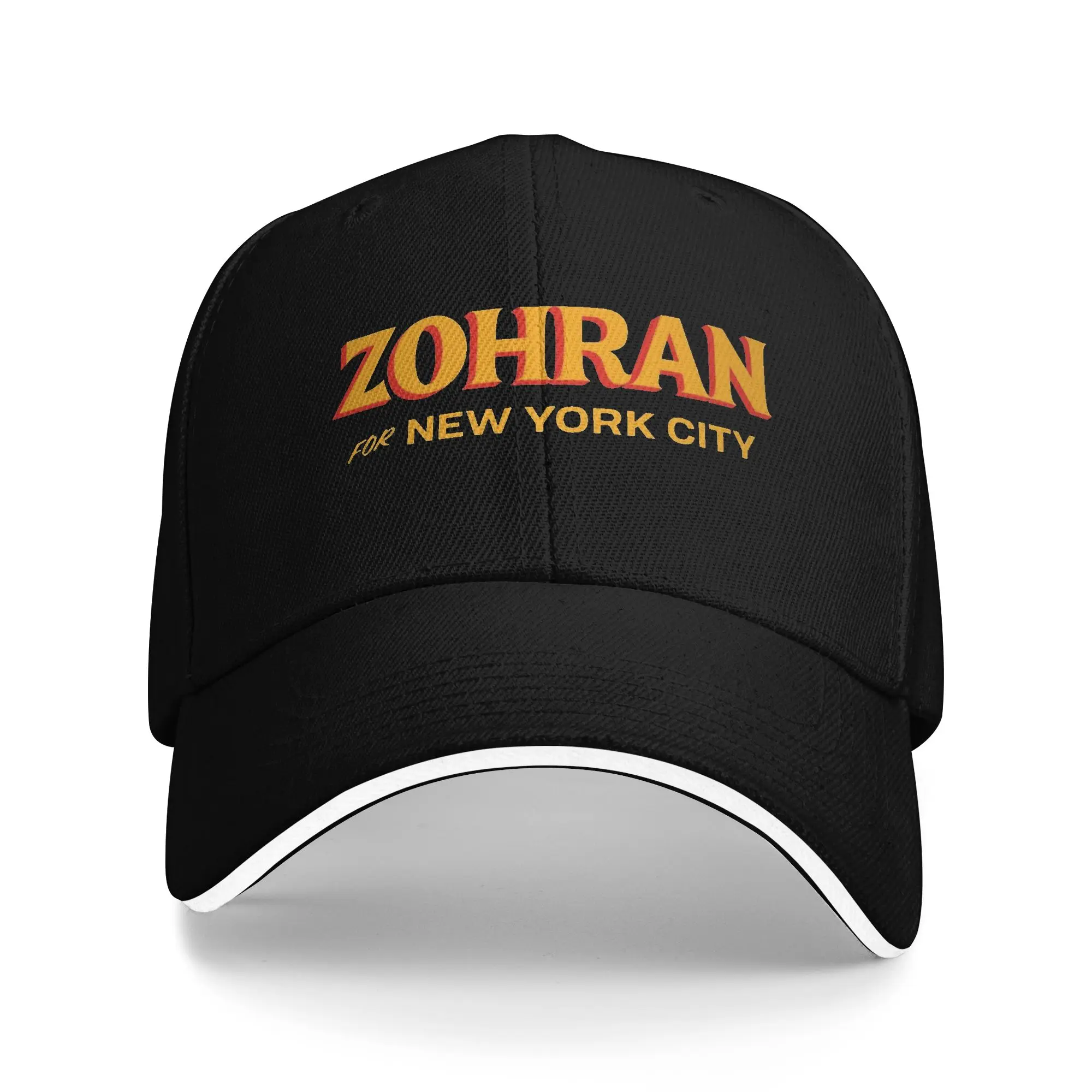 Фото Летняя повседневная бейсболка Zohran Mamdani Tennis Skate хип-хоп шляпы для пар женщин оптовая продажа модные бейсболки №1