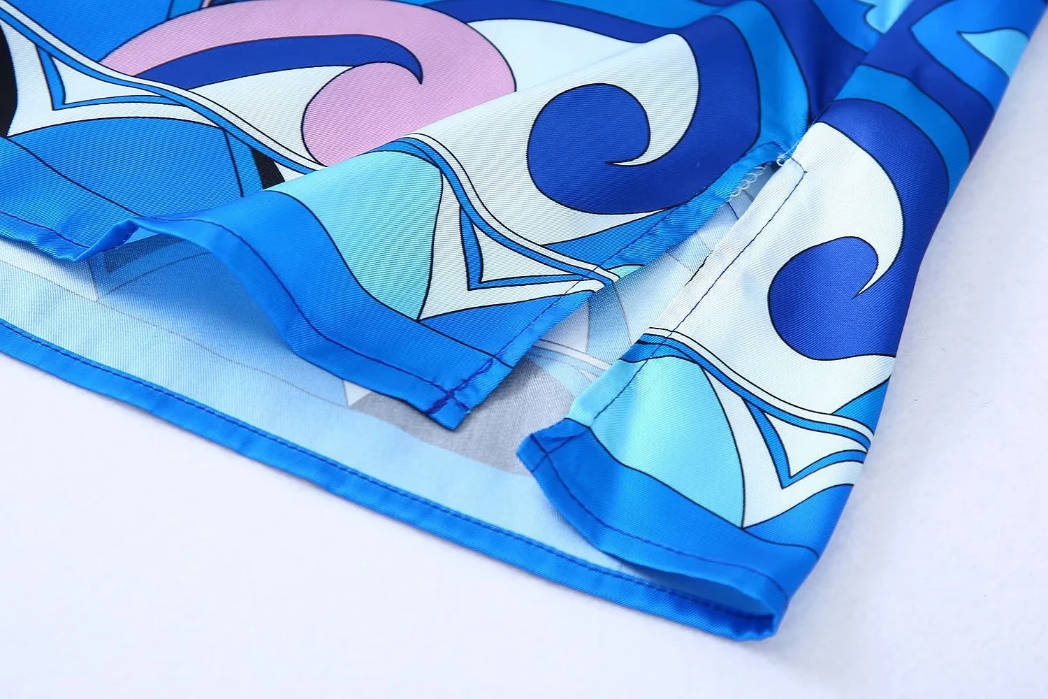 Summer Women's Print Pajamas Set 2 Pieces With Pant Ladies Sleepwear Single Breasted Loose Long Sleeve Pyjama Suit For Female