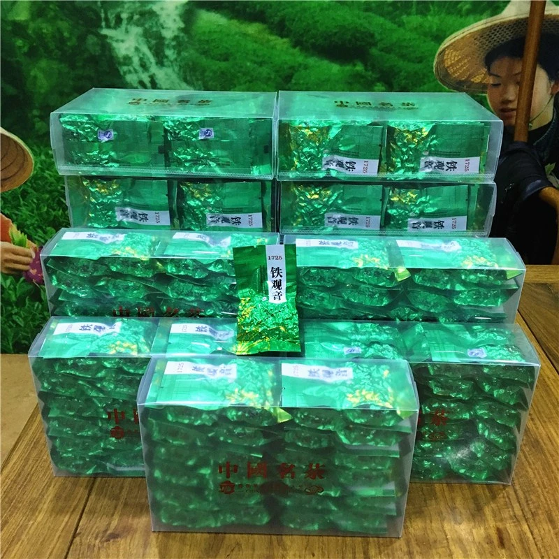 

2020 5A China Anxi Tie-guan-yin Oolong Tea Green Tea Qingxiang-type Extra-grade Tea Alpine Tea Health Care 250g