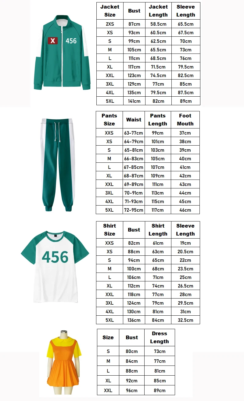 2025 Мужской спортивный костюм для выживания 001 Hwang In-ho 338 женский куклы-робота