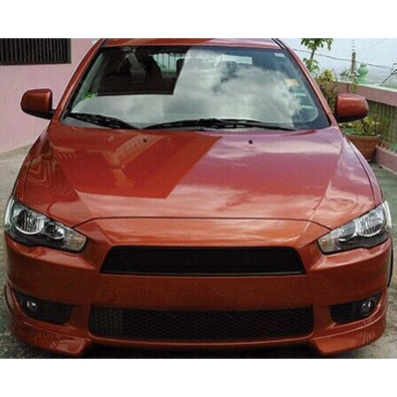 Для Mitsubishi Lancer 2008-2015 гоночная решетка комплект кузова аксессуары FRP матовый черный