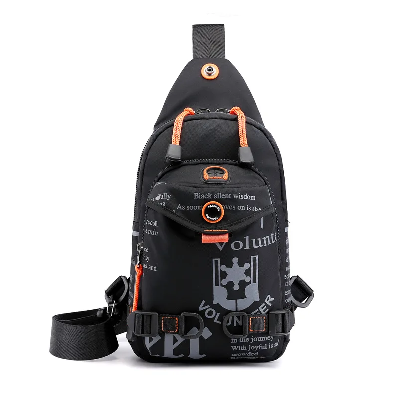 

Повседневный мужской рюкзак на плечо, ранец, сумка-мессенджер в стиле милитари, нейлоновый рюкзак с перекрестным ремнем на груди