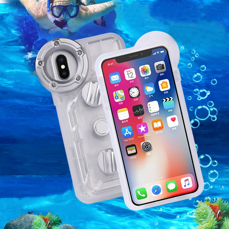 

IP68 Waterproof Case for iPhone 11 12 Pro Max X Xs Xr Huawei P20 P30 P40 Mate 30 V30 Pro Xiaomi Mi9 Diving Surfing Phone Cover