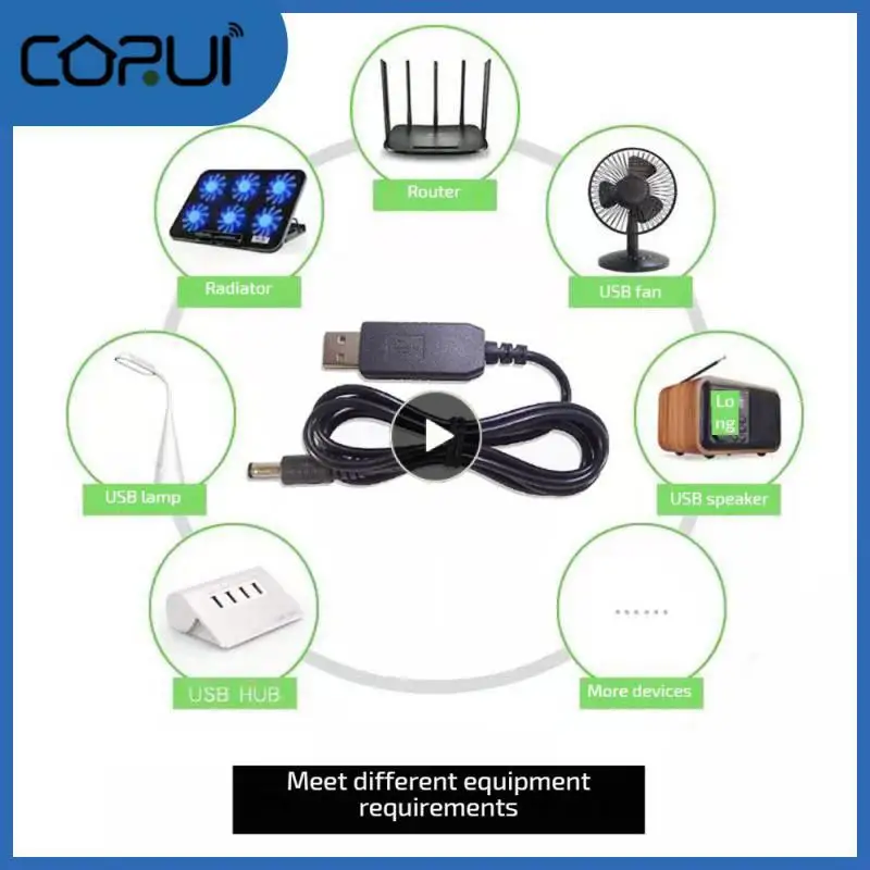 

Usb Dc Adapter Not Easily Damaged Usb Connector Transmission Stability Durable Multi-function Transfer Pressure Line 1 M