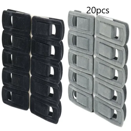 

20pcs Non Slip Velvet Hangers Clips For Flocked Trouser Coat Clothes Pant Clip Home Organization Clothes Hangers