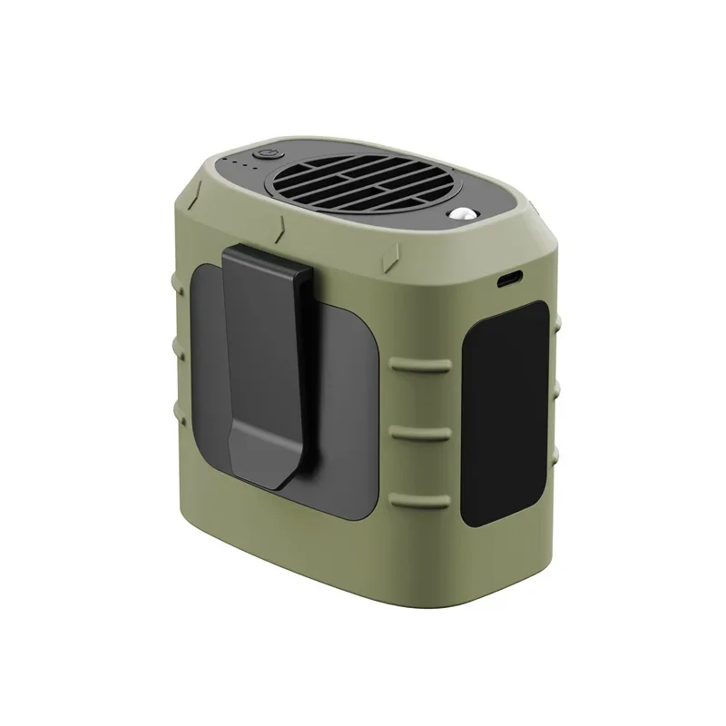 Новый уличный бесшумный поясной вентилятор портативный USB-блок питания для