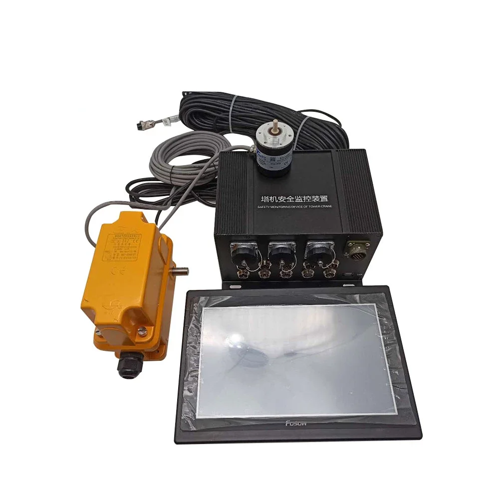 Флюоресцентный индикатор загрузки с системой защиты зон для башенного крана