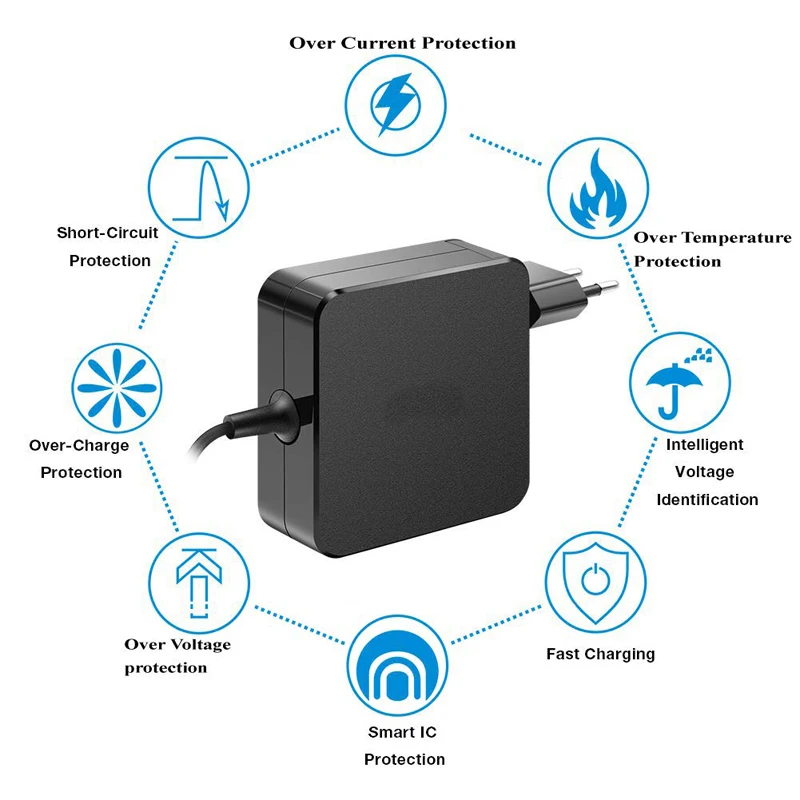 Адаптер Usb Type-c мощностью 65 Вт