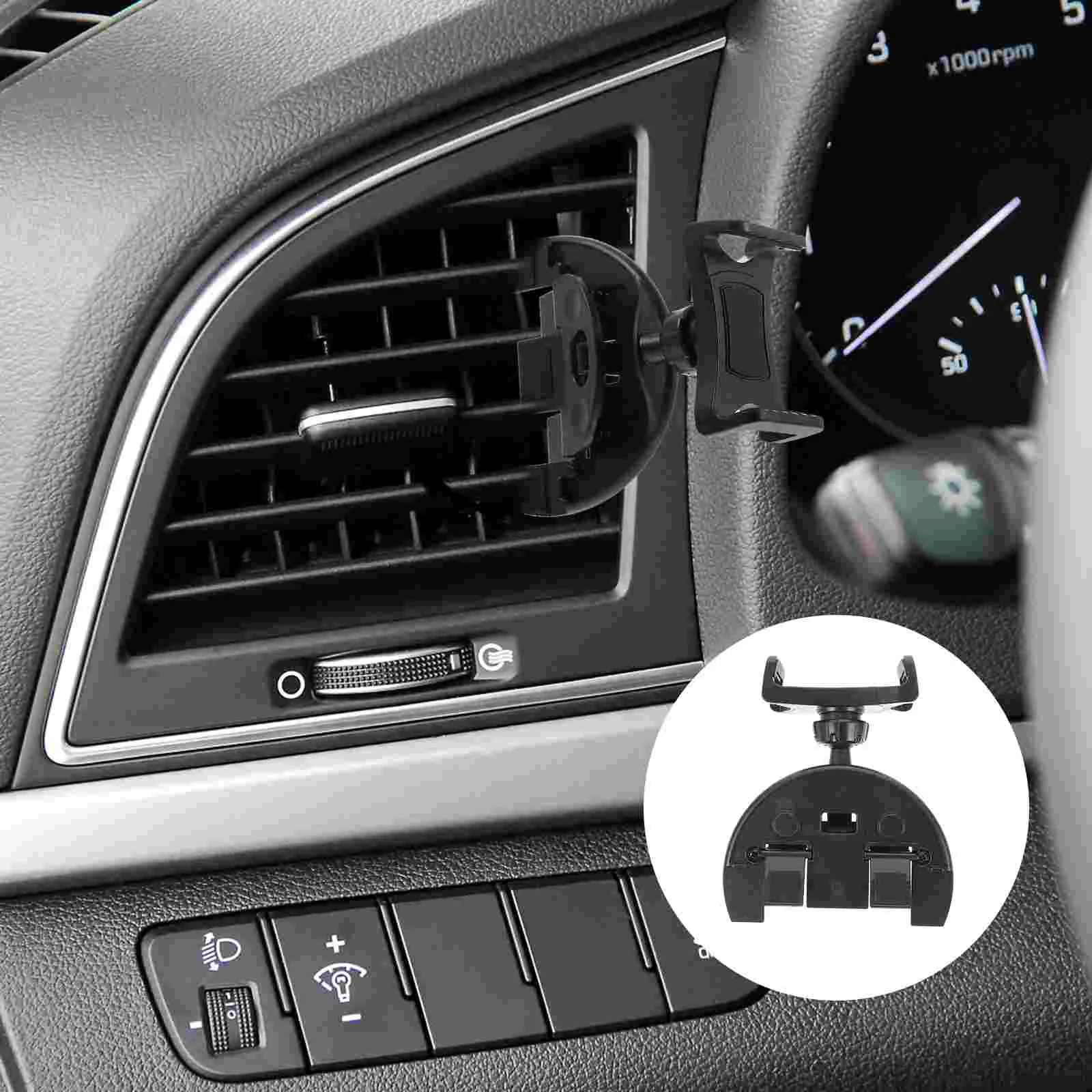 

1Pc Car CD Port Bracket Phone Holder Multi-functional Cellphone Mount Bracket (Black)