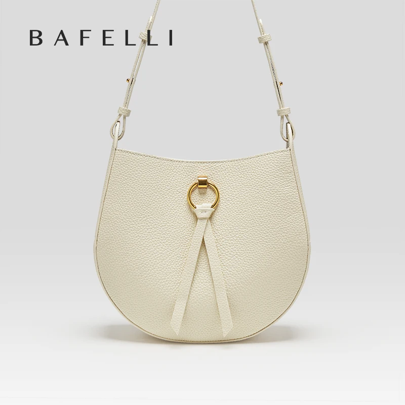 BAFELLI 2023 LUXURY BRAND NEW WOMEN'S BAG LEATHER SANDLE MESSAGE HANDBAG SHOULDER RETRO STYLE FASHION CROSSBODY VINTAGE