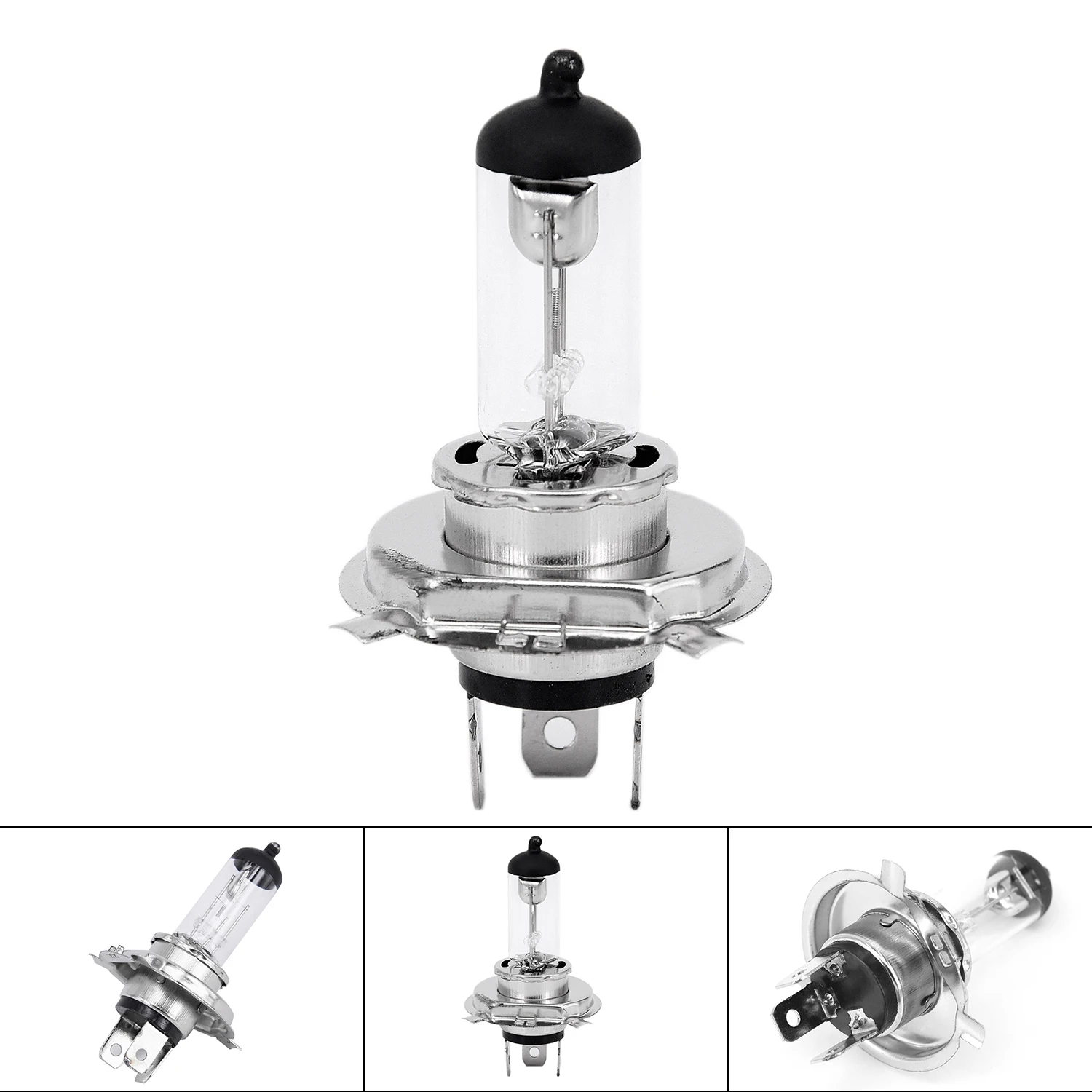 Галогенная ксеноновая лампа H4 100 Вт для автомобиля 12 В дальнего и ближнего света