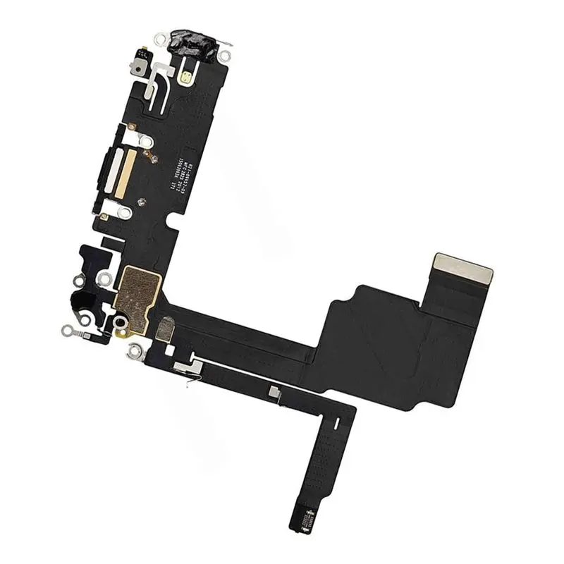 Фото Кабель-шлейф USB-C для зарядки B27B (фиксация проблемы с зарядкой), с встроенным микрофоном для 15 Pro, без функции передачи данных №4