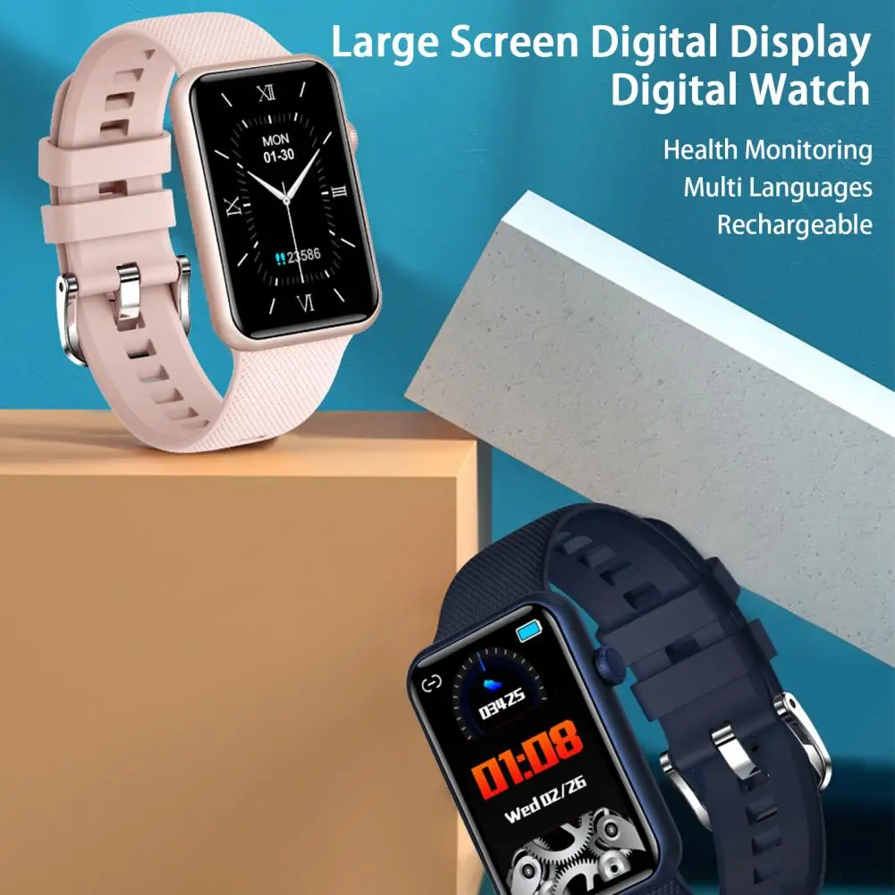 

Men Women Bluetooth-compatible Digital Smart Watch Waterproof Offline Payment 1.57 Inch Screen Blood Pressure Monitor Smartwatch