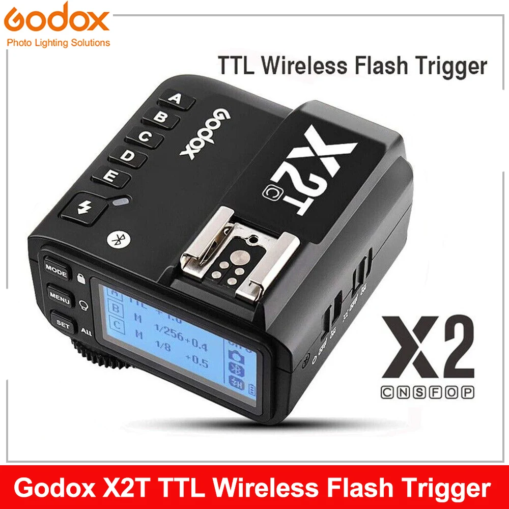 Godox X2T X2T-C X2T-N X2T-S X2T-F X2T-O X2T-P TTL 1/8000s HSS беспроводной триггер вспышки для Canon Nikon Sony Fuji