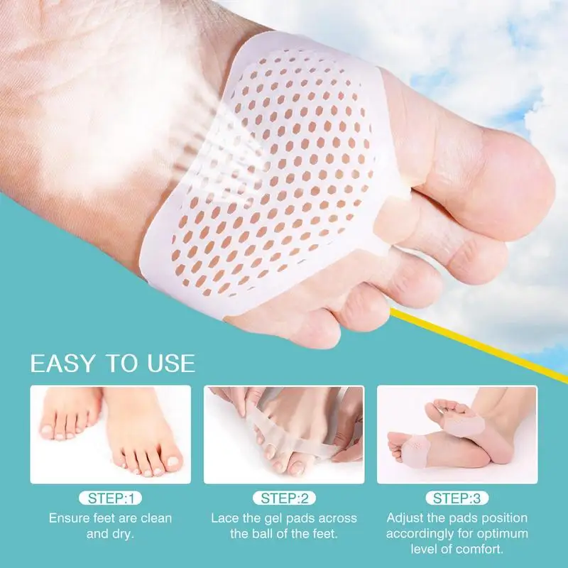 Силиконовые шарики для стопы женщин противоскользящий корректор разделитель