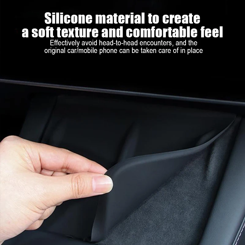 

Car Central Control Wireless Charging Silicone Pad Anti-Skid Pad for Tesla Model Y/3 Interior Modification Accessories