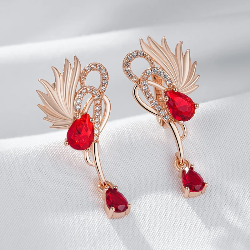 Женские серьги-подвески Kinel