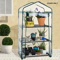 43 tiers mini portable garden greenhouses plant grow frame cover pvc plant protective pvc case covers