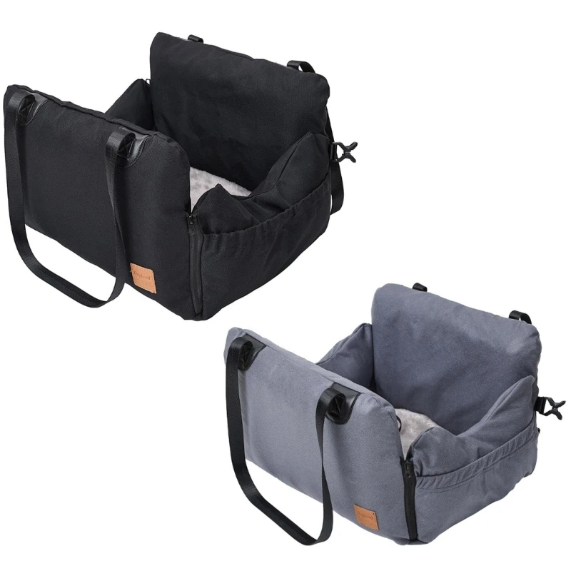 

Travel Bags Vehicle Dog for Small to Medium-Sized Dog Inflatable Bag with Storage Pockets- and Leash
