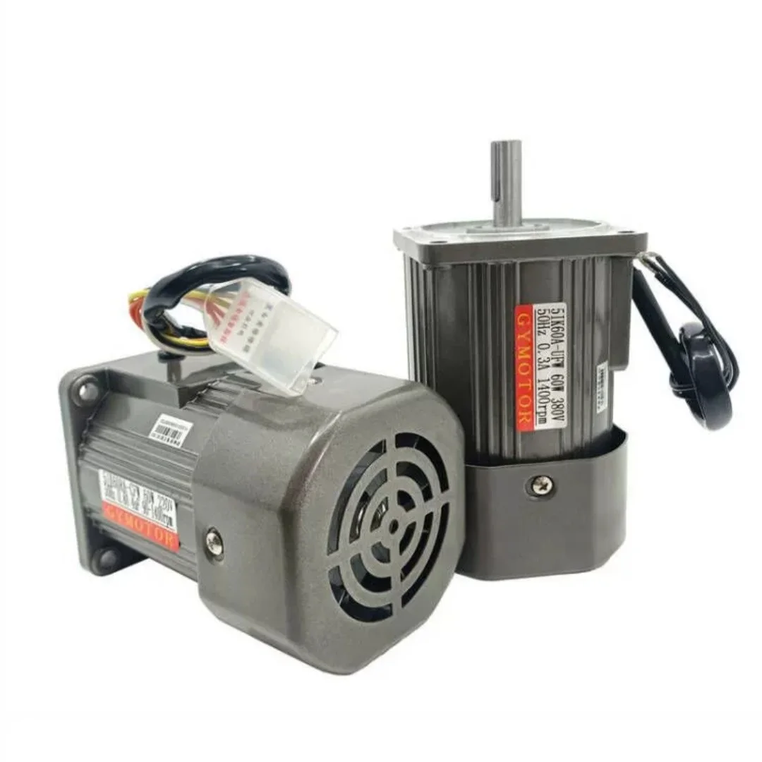 

60W Shaft 11mm AC 220V Single Phase 380V Three Phase,1400rpm AC Regulated / Adjust Speed Fixed / Constant Speed Motor