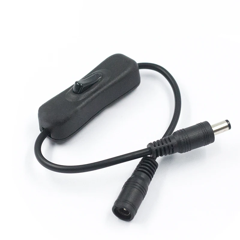 Встроенный выключатель 304 ВКЛ./ВЫКЛ. С женским штекерным кабелем питания 5 5x2 1 мм