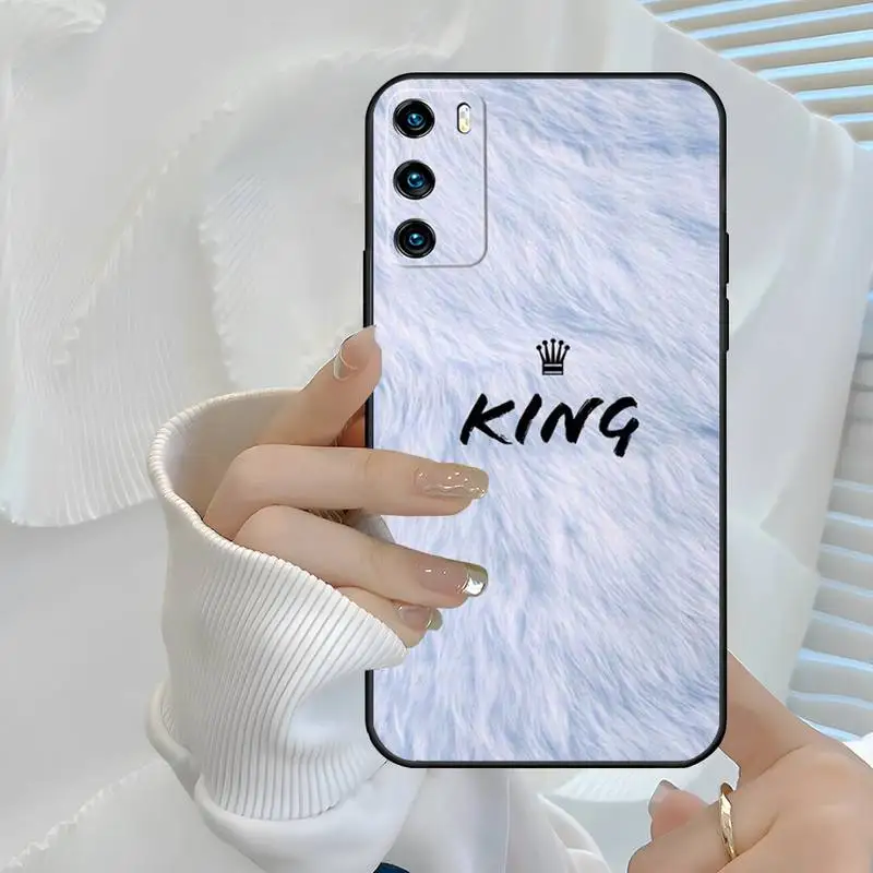 Чехол King Queen для телефона Huawei P 40 30 20 10 Plus Lite Psmart 2019 2020 Y5 Prime 2018 Y6 Y5II Y6P Y8S Y8P |